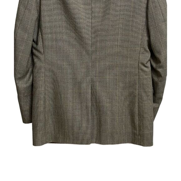 Jos. A. Bank Signature Collection Gordon Blazer 38 Houndstooth Plaid Silk Wood - Picture 12 of 16